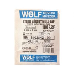 Wolf mull lap steril  6X6CM 100 x 