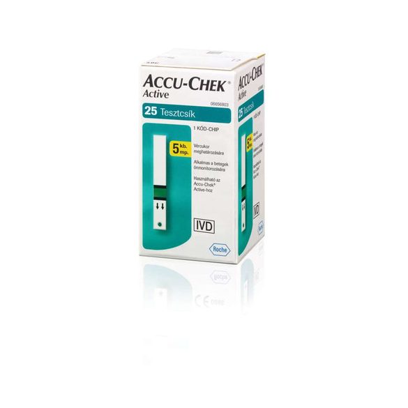 Accu-chek Active 25 db Tesztcsík - Roche