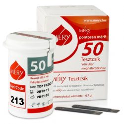 Tesztcsík Méry Vércukormérőhöz 50 Db-os