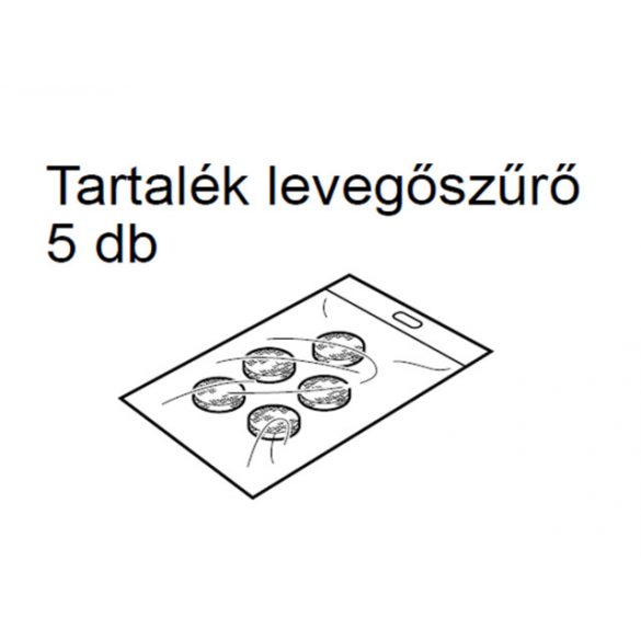 Omron Levegőszűrő Régi Típusú Inhalátorhoz 5 Db-os